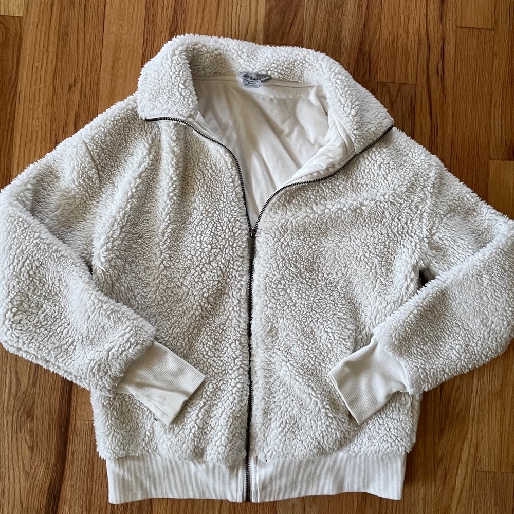 GAIAM White Sherpa Lined Jacket